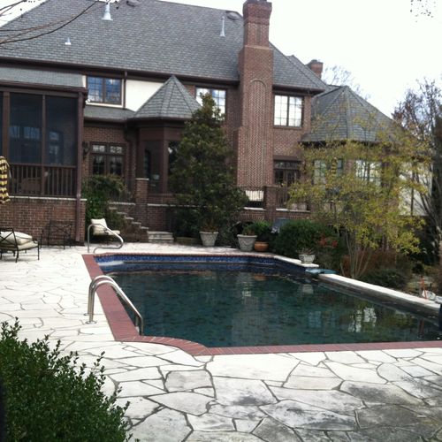 Pool decks and patios, Chimney tuck pointing and n