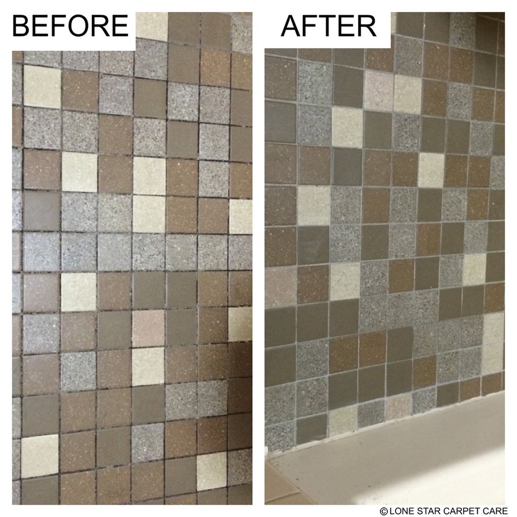 Lone Star was trusted to clean the tile and grout 