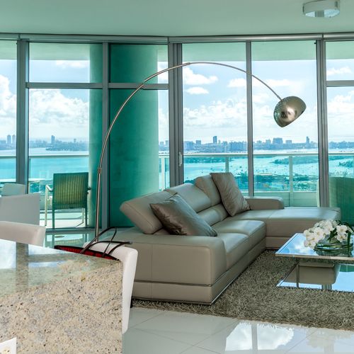 View from Luxury Rental in Downtown Miami