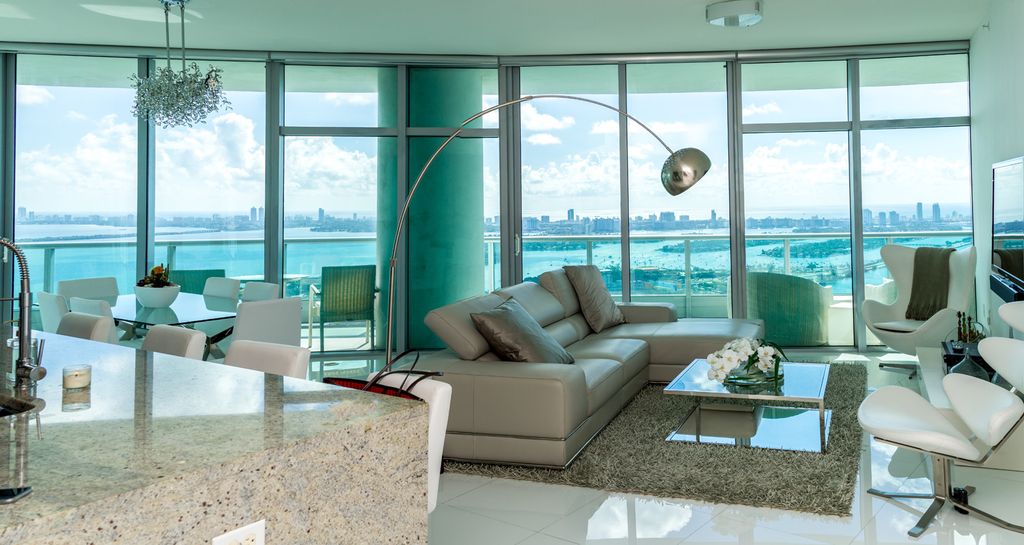 View from Luxury Rental in Downtown Miami