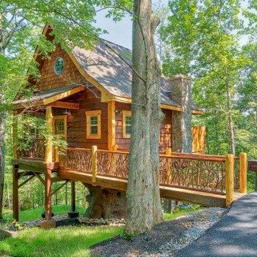 Treehouse design near Gatlinburg TN (Tipton Home D