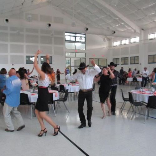 Dancing At the Wedding Reception having a great ti