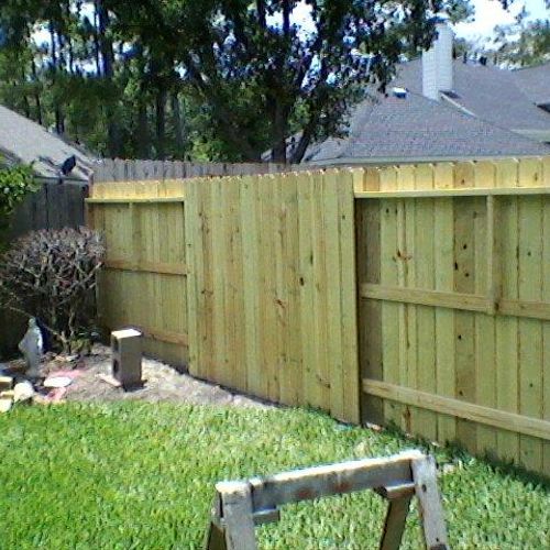 I built this neighbor-friendly six-foot fence for 