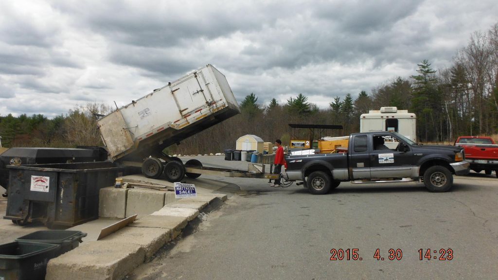 dumping load at local transfer station