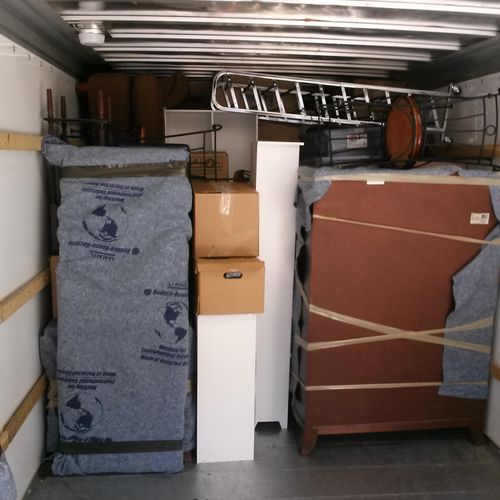 Truck professionally pack