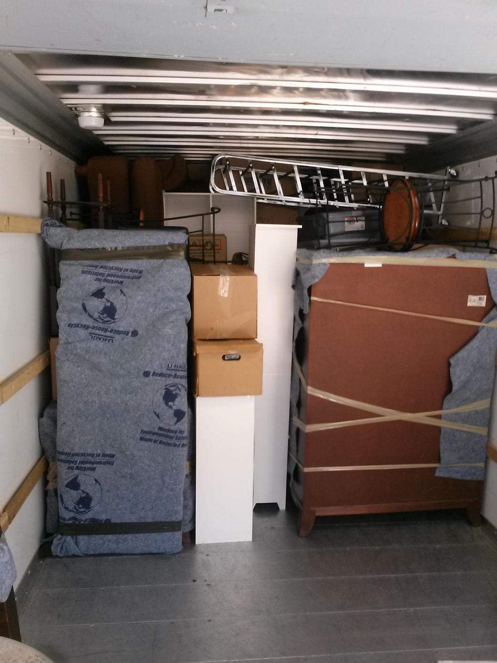 Truck professionally pack