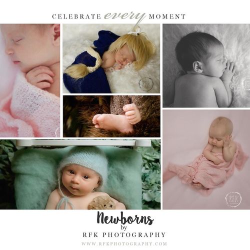 Newborn package. Posed or lifestyle.