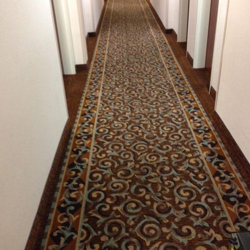 Commercial carpet no problem.