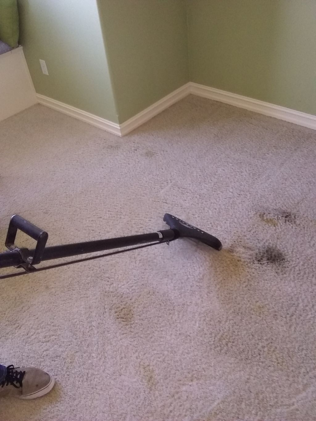 then I use hot water extraction better known as st