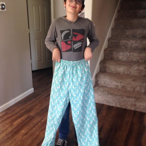 Student Project in the Pajama Pants Class
