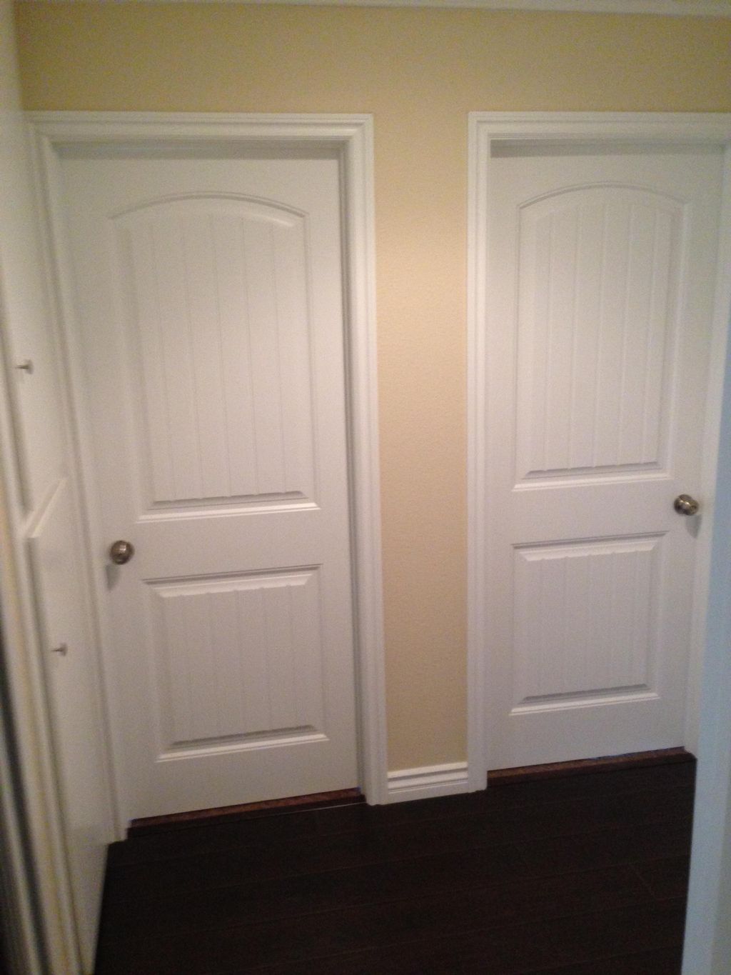 Interior door installation