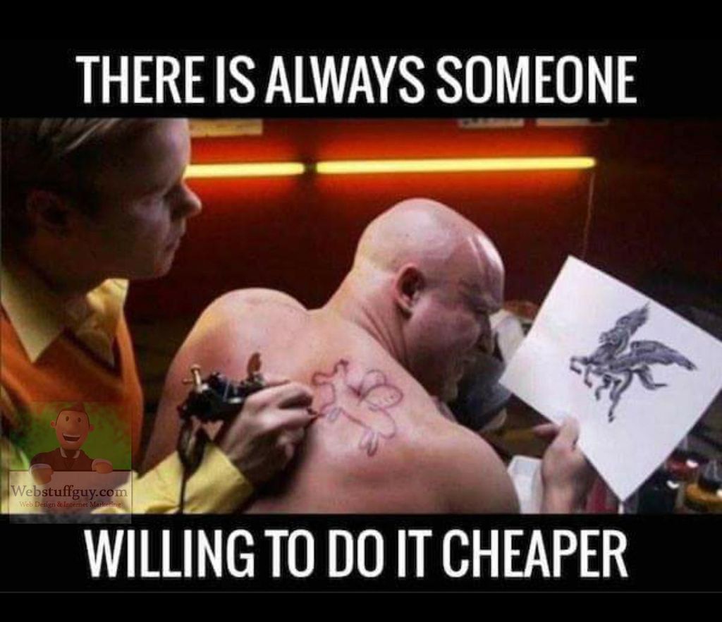 I'm always going to lose the bidding war.