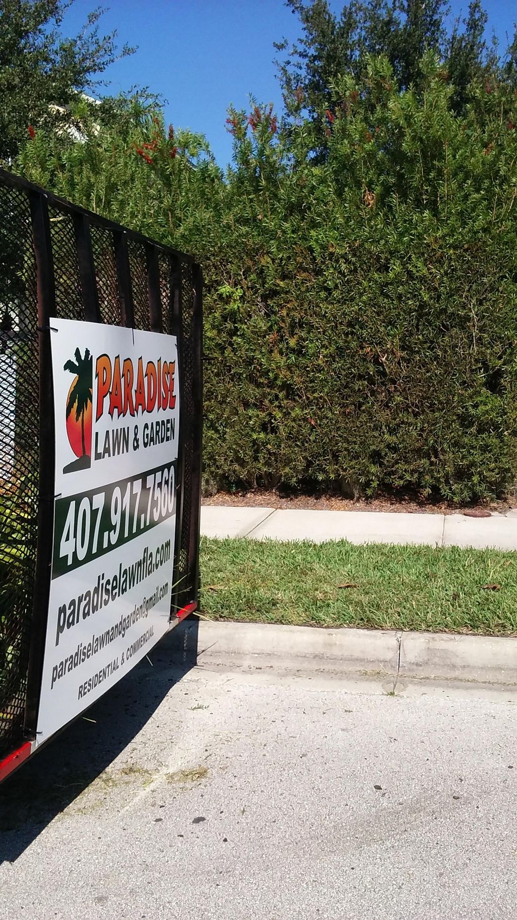 Paradise Lawn and Garden of Orlando recently worke