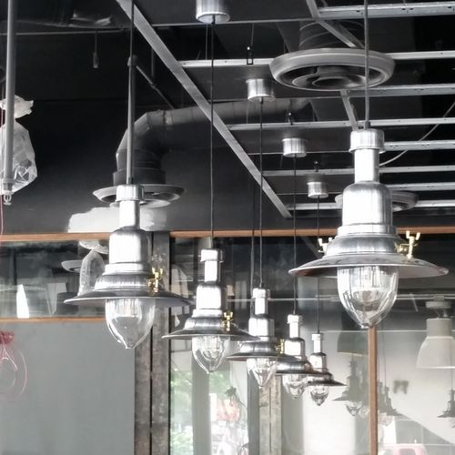 pendant lights I put in at a restaurant 