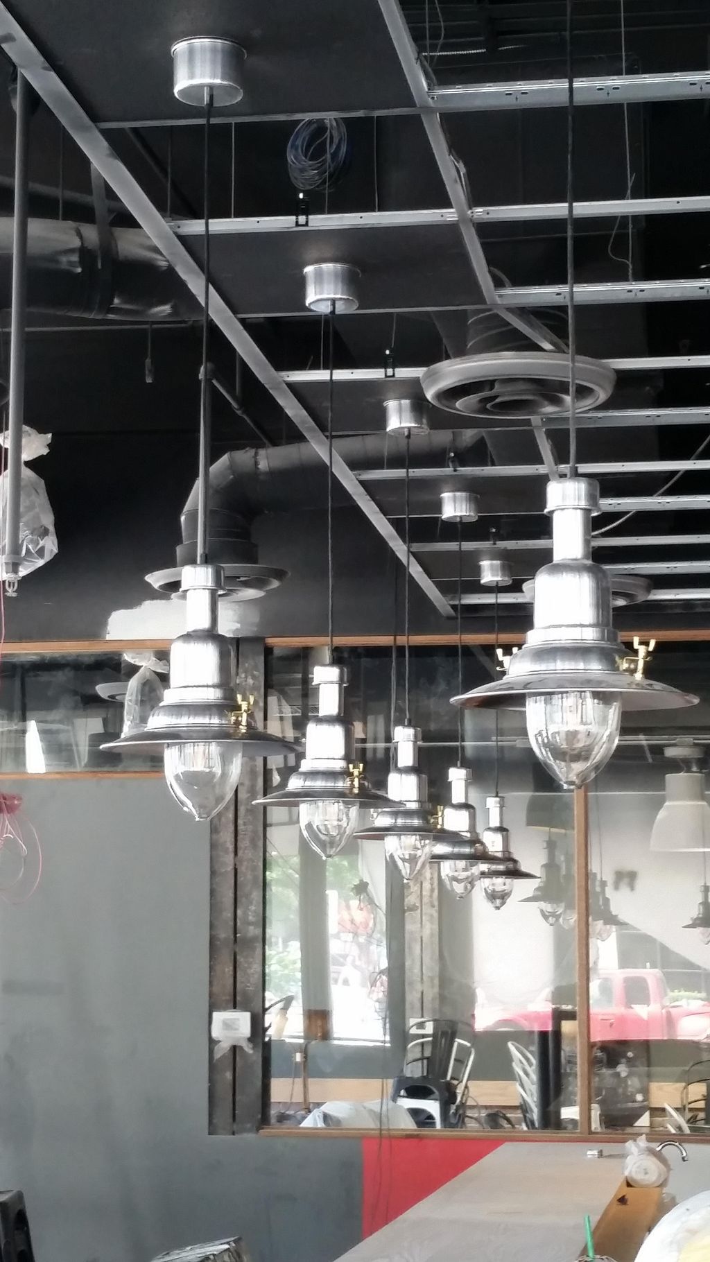 pendant lights I put in at a restaurant 