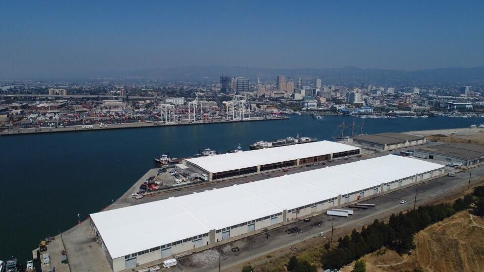 A huge commercial building we coated overlooking O