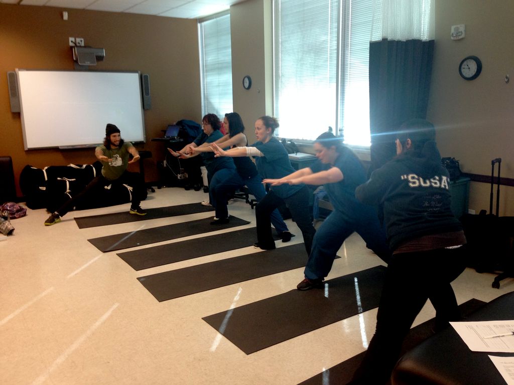 Honored to teach a mobility and warm up class at E