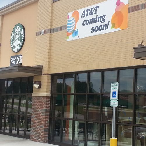 Starbucks & AT&T both new construction final clean