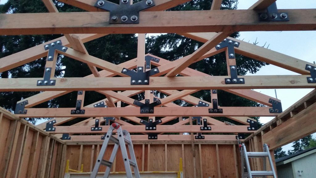 Custom built trusses and brackets handcrafted by u