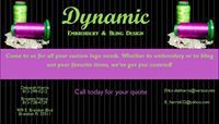 Dynamic Embroidery & Bling Designs