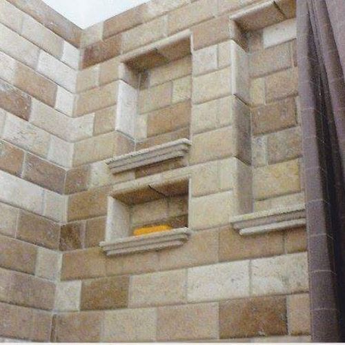 Soap stone shower