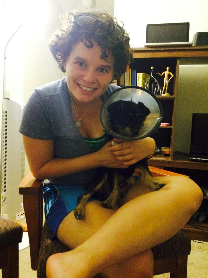 Russel's still cuddly even after surgery!