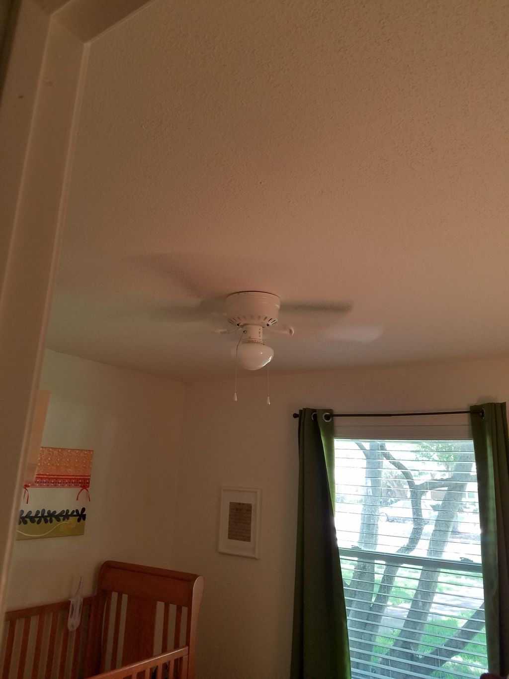 This was a complete install. The room had no exist