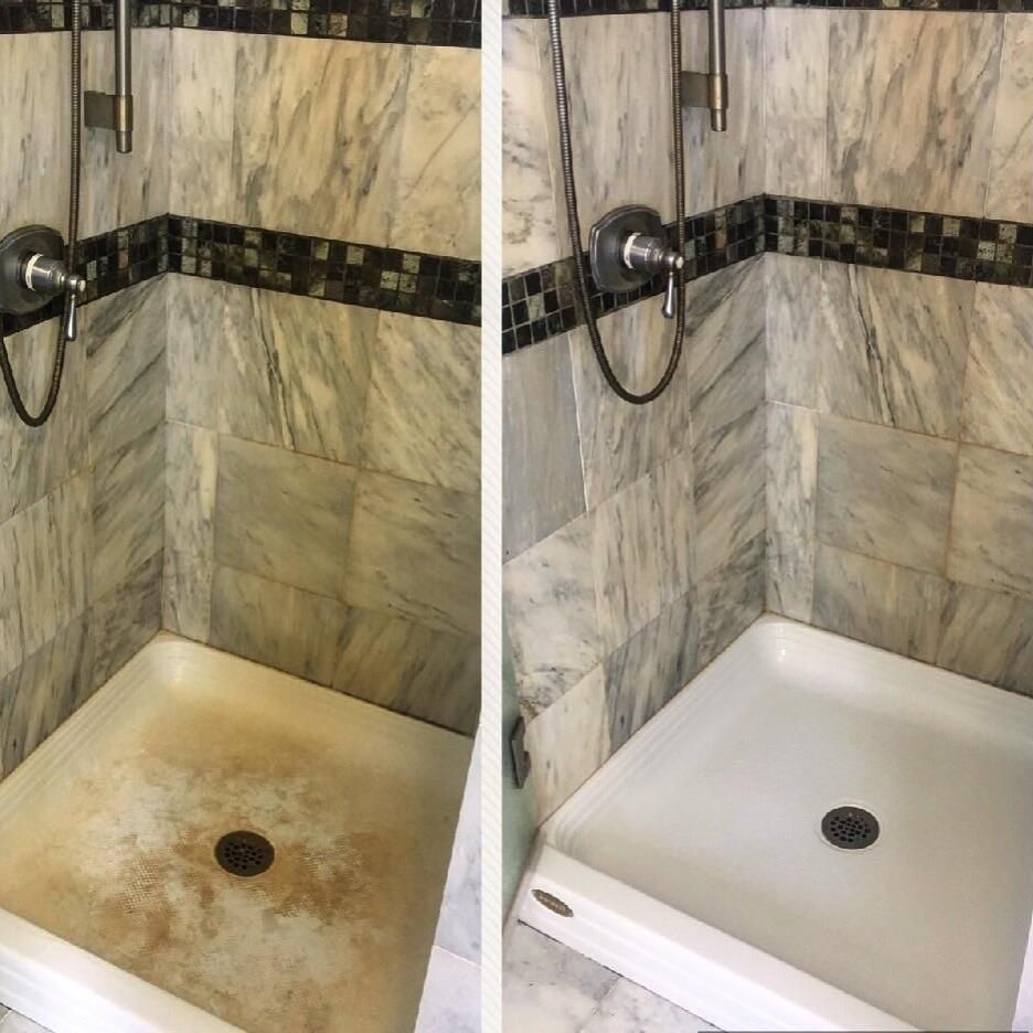 Before & After a single cleaning session!