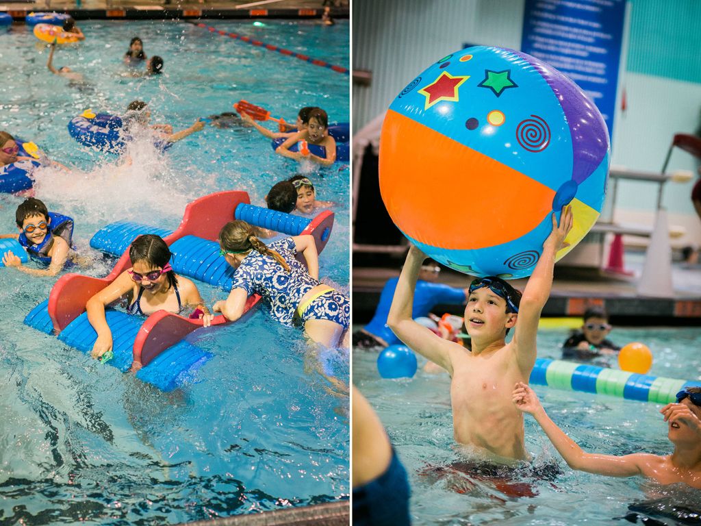 Kids birthday party at Ballard pool (© Jenn Irelan