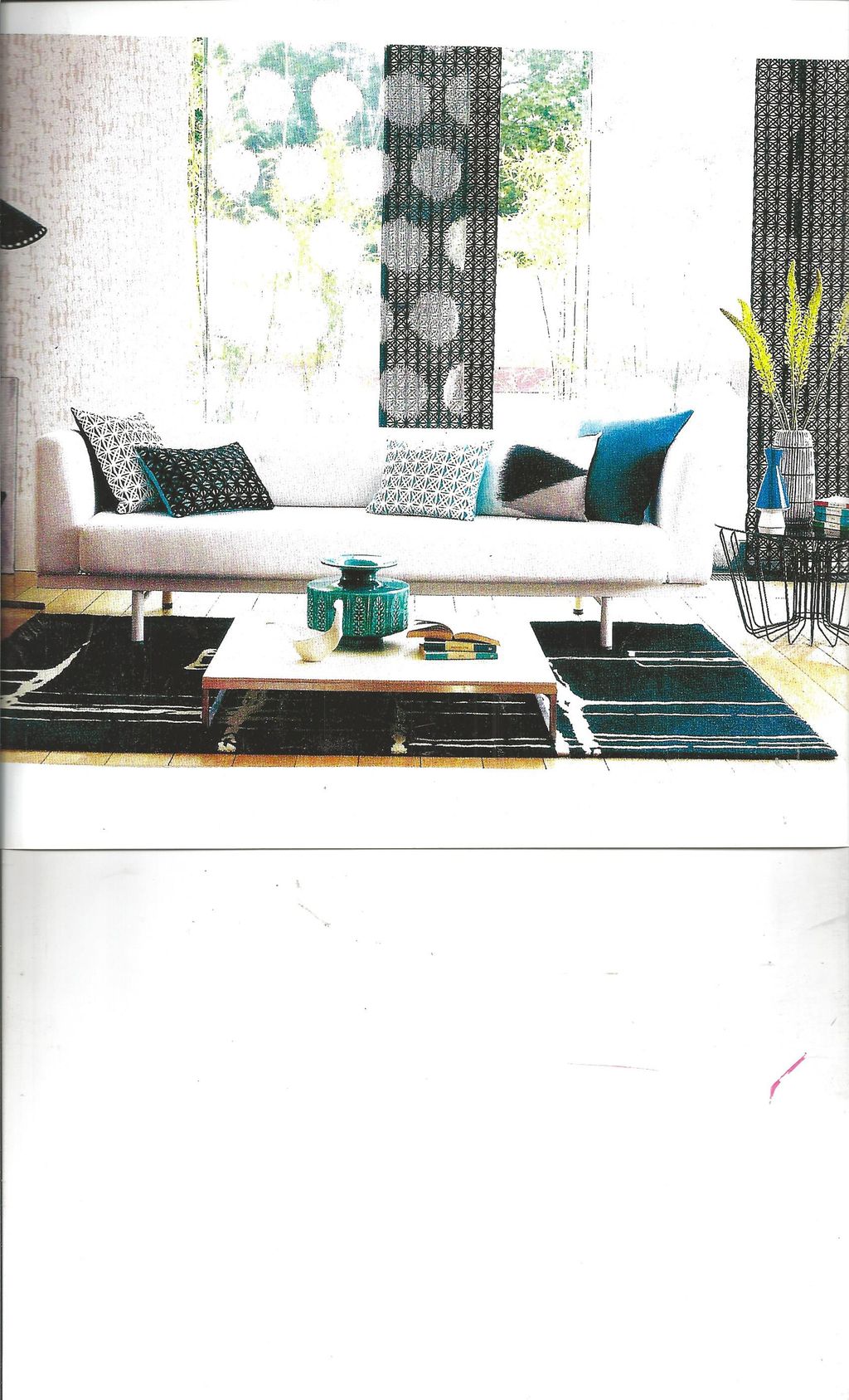 The turquoise & white combination really came toge