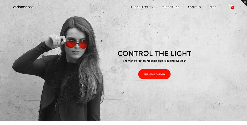 Carbonshade (ecommerce, Shopify)