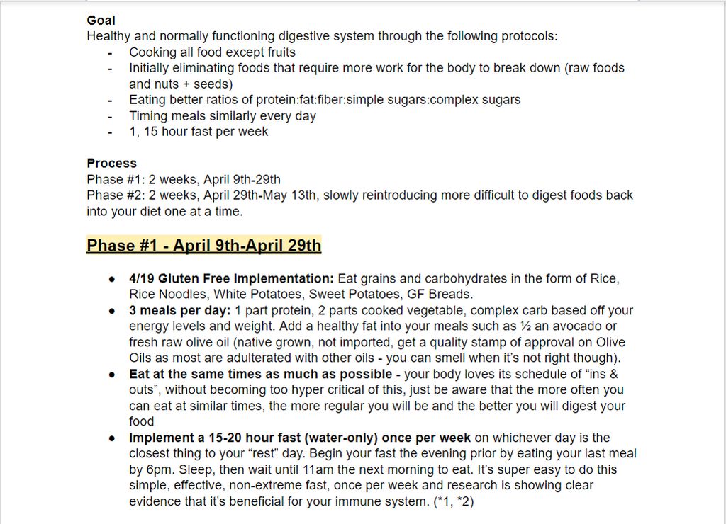 1 Page Example Document