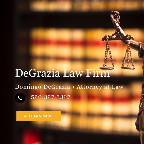 DeGrazia Law Firm Website