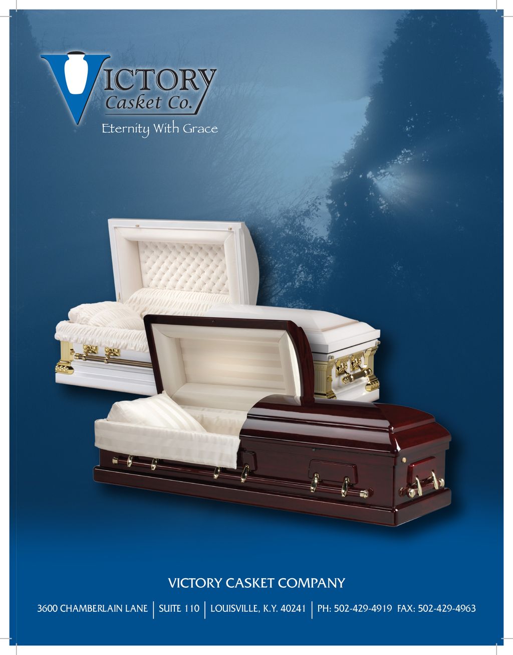 Victory Casket Company

Images supplied, Outlined 