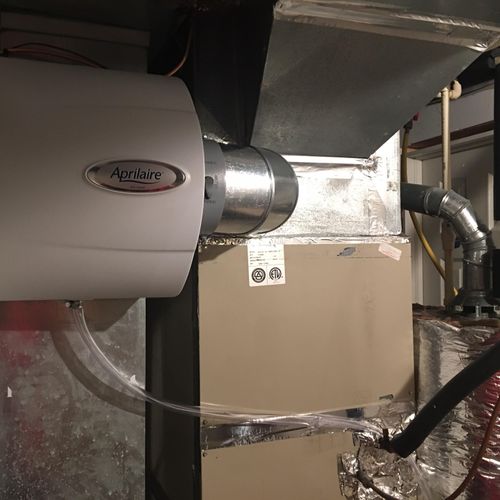Aprilaire Humidifier install