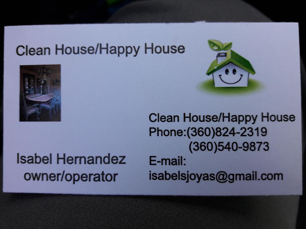 Clean house/ Happy house