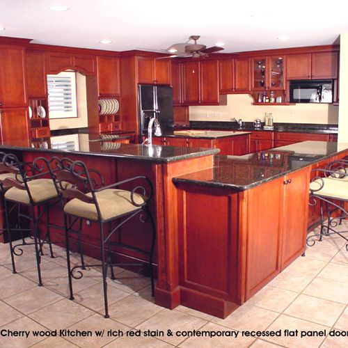 Contemporary Cherry Kitchen.
Design & build projec