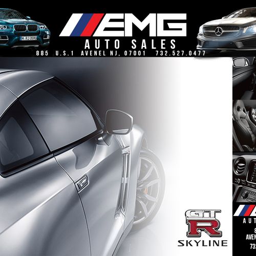 EMG Auto sale Branded Room promo web page