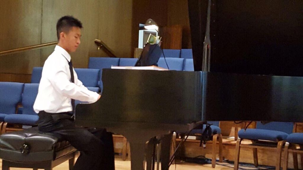 One of my student performing at our yearly recital