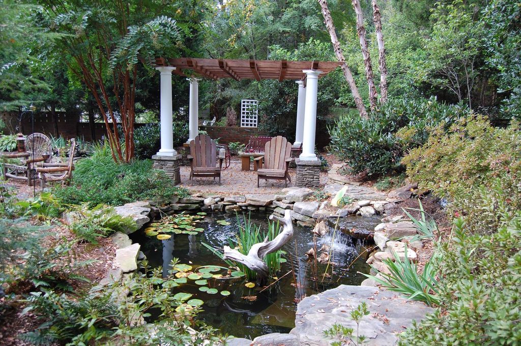 landscape design and Koi ponds