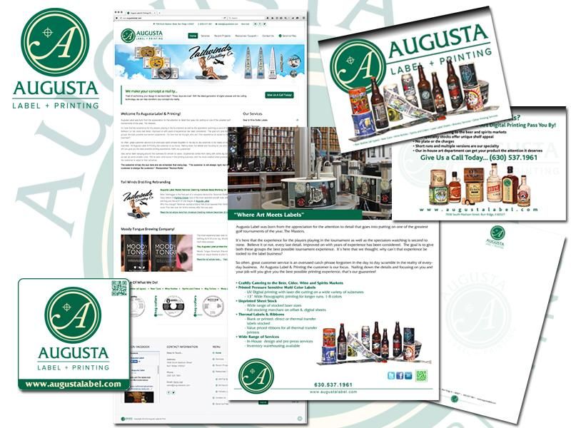 Augusta Label (Chicago, IL): Website Design, Colla