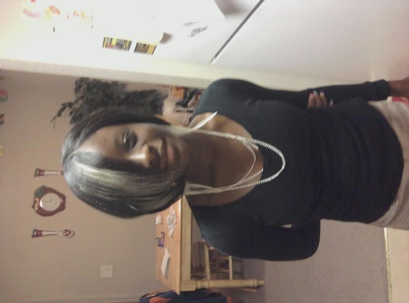 a quick weave, with an invisible part.