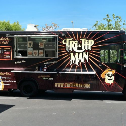 Tri Tip Man Truck Branding