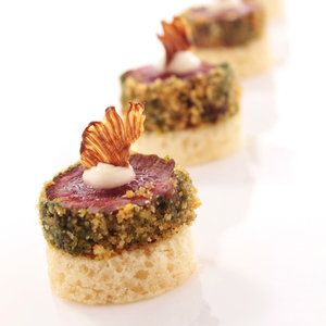 handcrafted canape