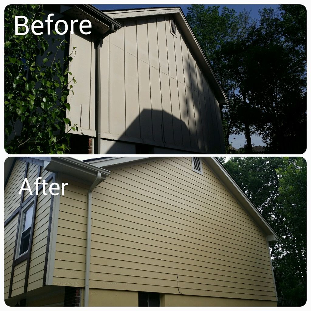 What a contrast, Sure Point Exteriors and James Ha