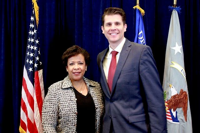 Photo op with the US Attorney General. 