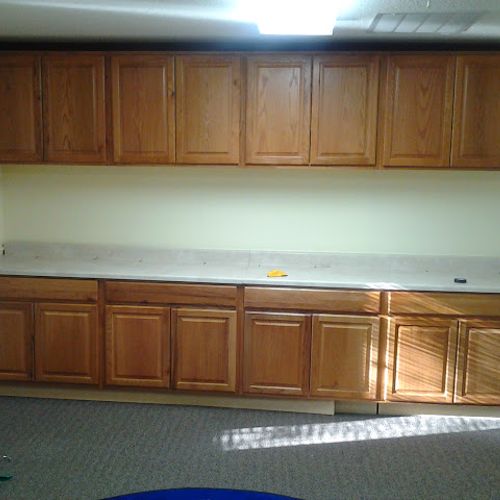 Upper and Lower cabinet installation 