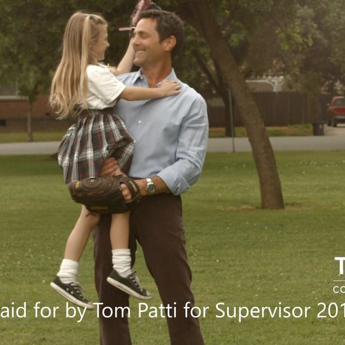 Screengrab from a commercial I shot for Tom Patty,