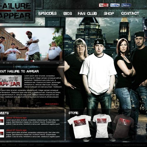 Failure to Appear - Website for their new online s