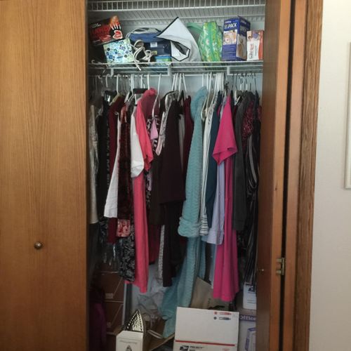 Does you closet look like this? We can help Organi